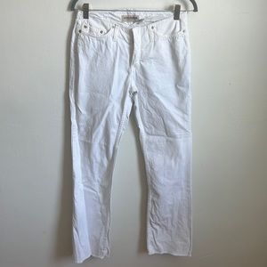 100% Cotton White Jeans